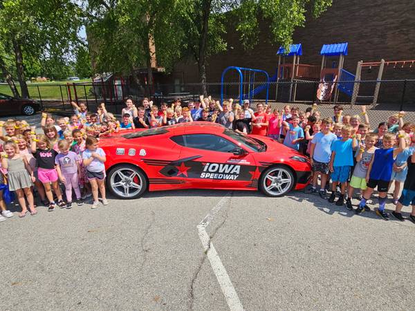 Kids enrolled in YMCA camp complete STEM activities for NASCAR field day