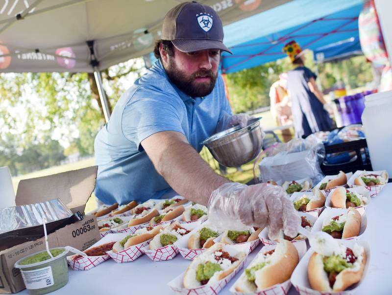 FrankFest attracted a number of businesses and organizations to create unique hot dog dishes for visitors to enjoy on Sept. 21 at Maytag Park. In addition to the Thanks with Franks Hot Dog Contest, this year's FrankFest also encouraged residents with four-legged friends to participate in the Strut Your Mutt Dog Show.