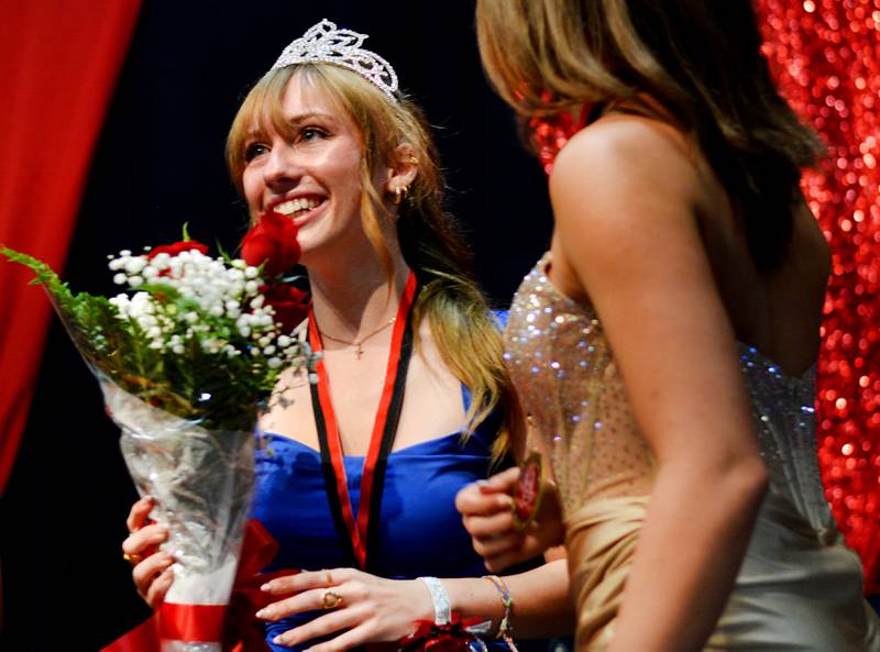Kayden Langston, left, was crowned this year's Homecoming Queen during a coronation ceremony Sept. 18 at Newton High School.