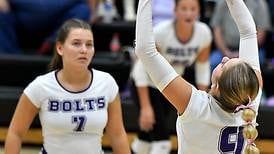 Baxter volleyball loses heartbreaker on Senior Night
