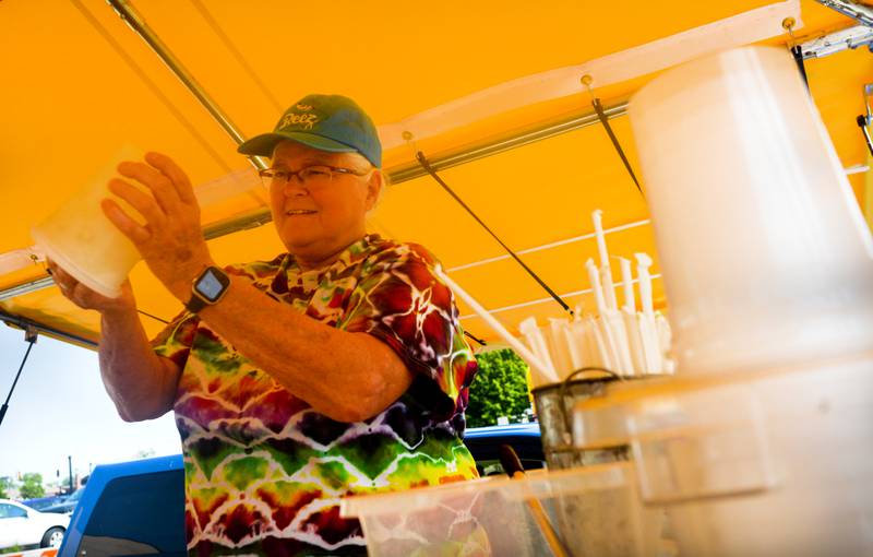 Newton Farmers Market moved from its downtown location to the greenspace of Legacy Plaza this year. The market, which is held 4-6 p.m. every Tuesday, saw hundreds of people attend. Organizers said 34 vendors participated in the market this year, the most the Newton Farmers Market has ever seen.