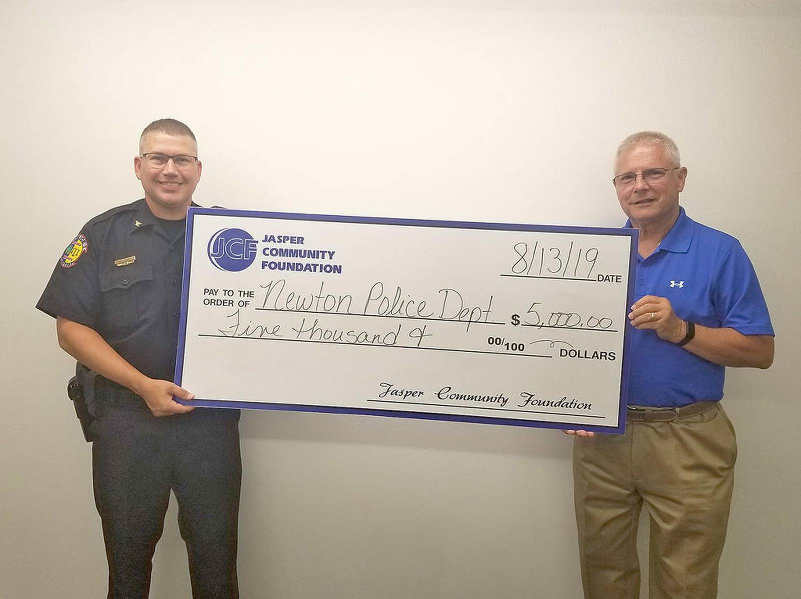 Newton Police Department receives grant for simunition weapons Newton