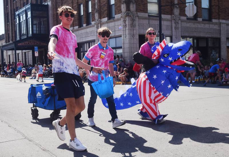 The Newton Chamber of Commerce Fourth of July Parade featured about 100 participants who were greeted by a welcoming community in the downtown district.