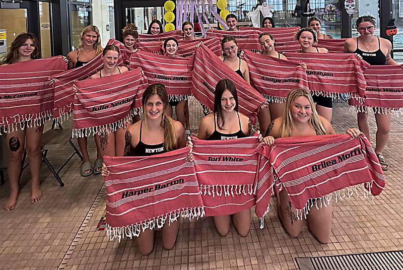 Newton girls swim