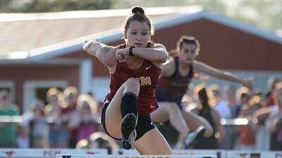 Tigerhawks, Mustangs shine in hurdles, relays, throws at 2A state qualifier