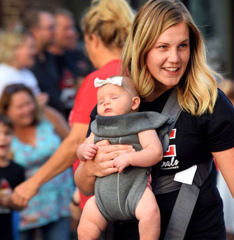 Residents gathered for the Newton Homecoming Parade on Sept. 15 in downtown Newton, which concluded with a community pep rally on the west side of the square.