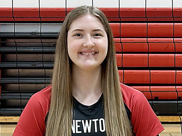 Newton volleyball falls to Eagles in LHC contest