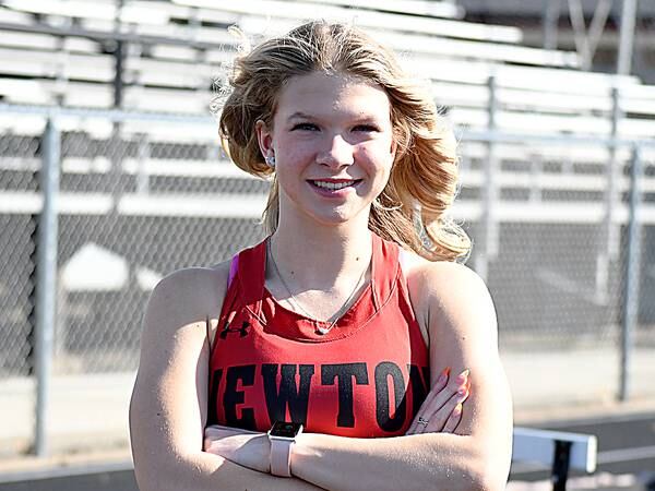 Clarke, two relays headline Newton girls at Dickinson Relays