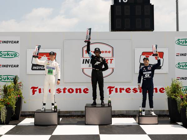 Myles Rowe gets first Indy NXT win at Iowa Speedway and makes series history