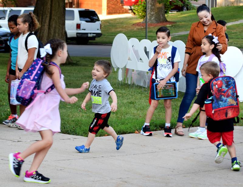 Students of the Newton Community School District started their first day back to school on Aug. 23 at all seven buildings: Aurora Heights Elementary, Emerson Hough Elementary, Thomas Jefferson Elementary, Woodrow Wilson Elementary, Berg Middle School, Newton High School and WEST Academy.