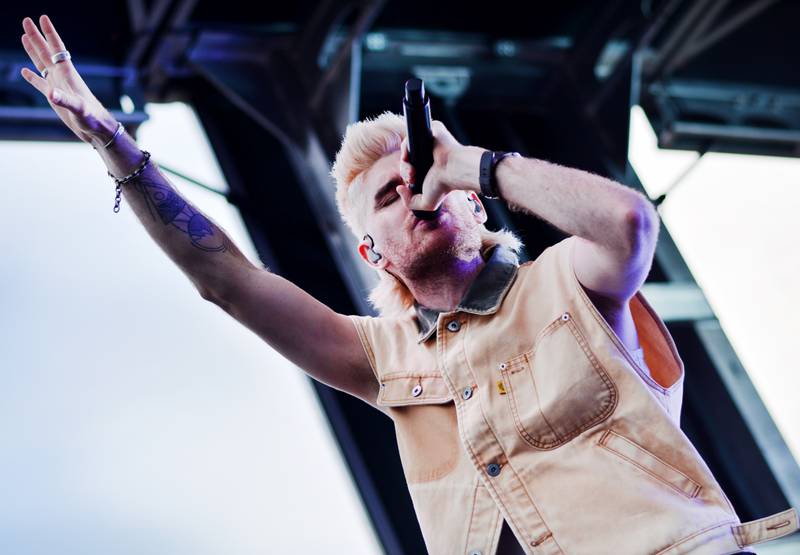 Colton Dixon performs during Fierce Faith Music Fest on June 14 at Community Heights Alliance Church in Newton.