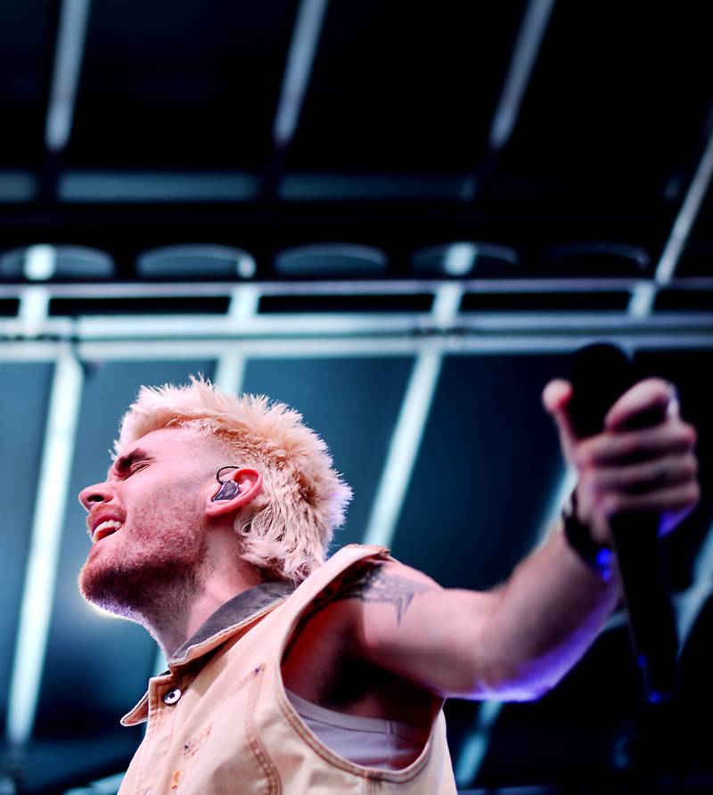 Colton Dixon performs during Fierce Faith Music Fest on June 14 at Community Heights Alliance Church in Newton.
