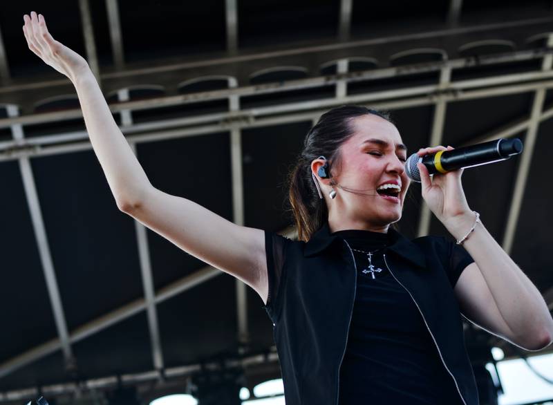 The Band JAREN performs during Fierce Faith Music Fest on June 14 at Community Heights Alliance Church in Newton.