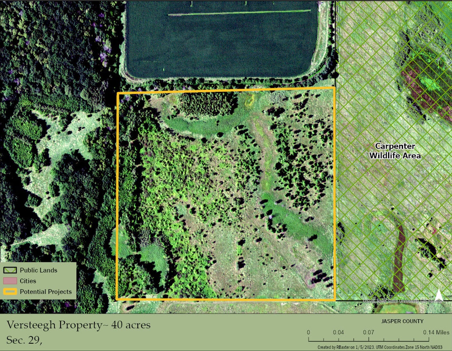 Jasper County Conservation obtained a 40-acre property south of Reasnor that will be used for public hunting. The acquisition of the property was possible in part due to donations from local Pheasants Forever groups.