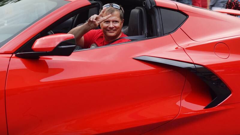 Newton High School holds its Homecoming Parade on Sept. 19 in downtown Newton. In addition to showing off Homecoming King Zane Munger and Homecoming Queen MeLayna Budinich, the event served as a community pep rally led by the cheerleaders, the Newton Pacesetters and varsity football team.