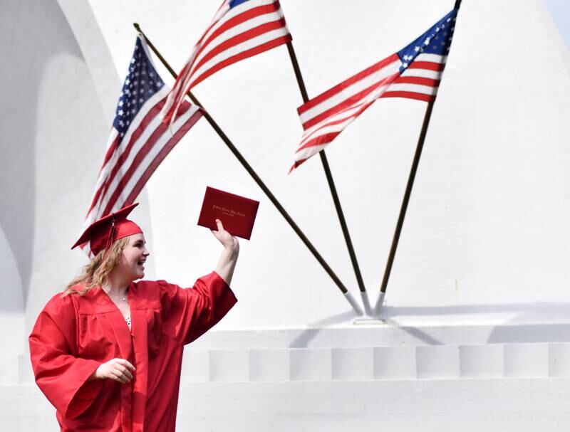 The Newton High School Class of 2023 graduated Sunday, May 21, 2023, at Maytag Park. More than 160 seniors tossed their caps and received their diplomas, marking the end of their high school journey as Newton Cardinals.