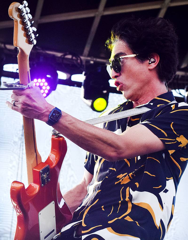 Sanctus Real performs on the Fierce Faith Music Fest 2024 stage on June 15 at Community Heights Alliance Church in Newton.