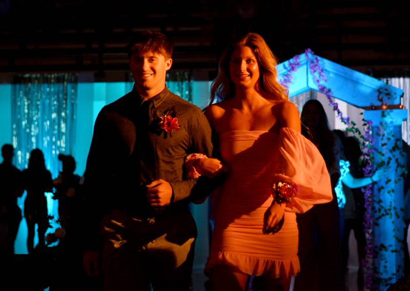 Caden Klein, left, was crowned this year's Homecoming King during a coronation ceremony Sept. 18 at Newton High School.