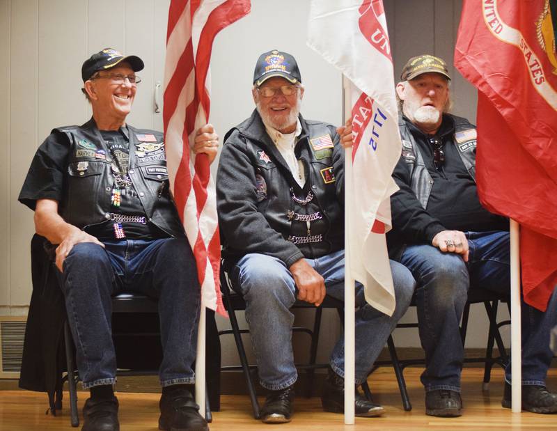 Local veterans were honored during a Veterans Day ceremony Saturday, Nov. 11 at the American Legion Post 111 in Newton. In addition to a volley of rifle fire and the sounding of the Taps, speakers provided benedictions, offered words of encouragement and highlighted the services veterans do for their communities.