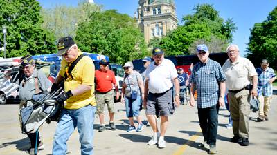 Photos: Local veterans road trip for Iowa Vietnam Veterans Recognition Day