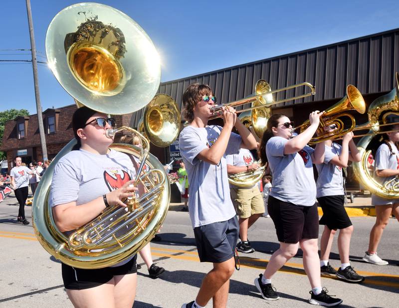 The Newton Chamber of Commerce Fourth of July Parade featured about 100 participants who were greeted by a welcoming community in the downtown district.