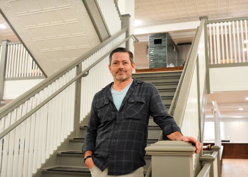 Jerry Schwaller, the developer behind Gray Moon Public Market, has transformed the old Montgomery Ward & Co. building in downtown Newton into a brand new space that has retail, food and beverage vendors.