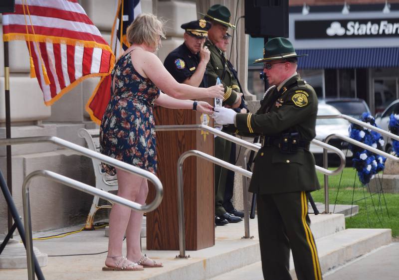 Representatives from all local law enforcement agencies participated in the Jasper County Law Enforcement Memorial service May 18 on the north side of the county courthouse in Newton. Officials from law enforcement agencies, the mayor of Newton and the police department's chaplain gave speeches during the ceremony.