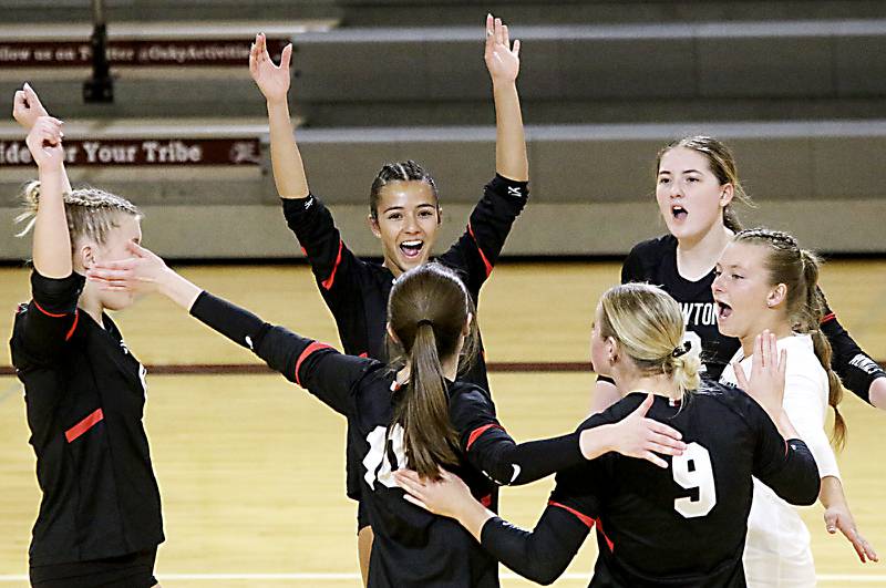 Newton volleyball team