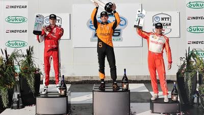 Pato O’Ward overtakes ‘King of Corn Country’ in Synk 275 win