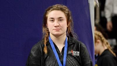 Newton’s Hutchinson leads Cardinals at girls state wrestling