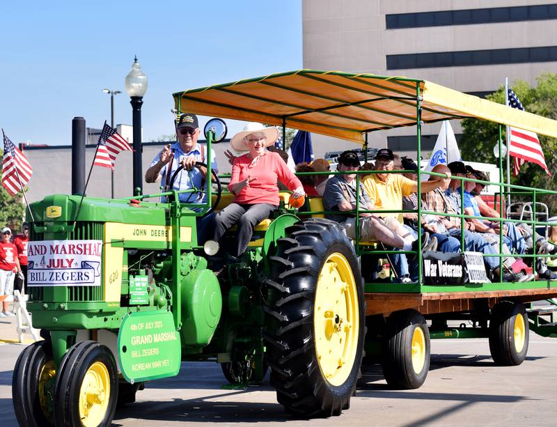 The Newton Chamber of Commerce Fourth of July Parade featured about 100 participants who were greeted by a welcoming community in the downtown district.