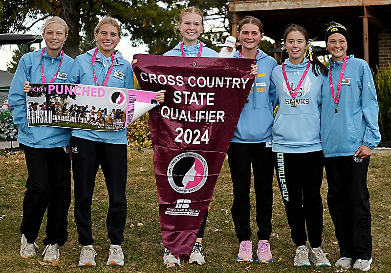 L-S girls cross country team