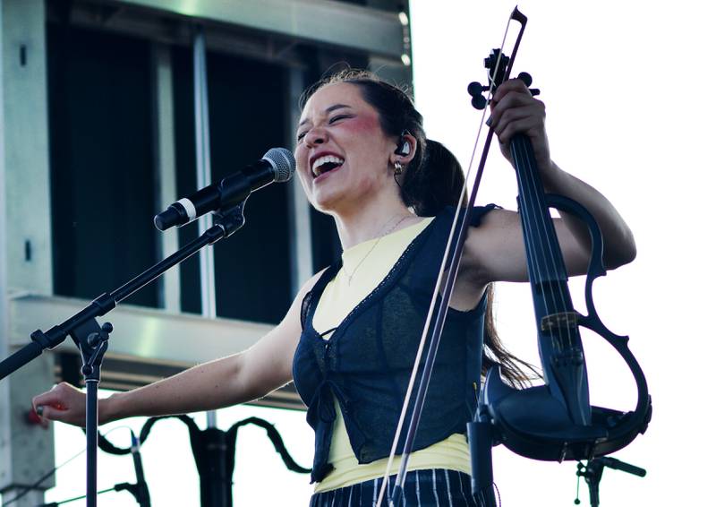 The Band JAREN performs during Fierce Faith Music Fest on June 14 at Community Heights Alliance Church in Newton.