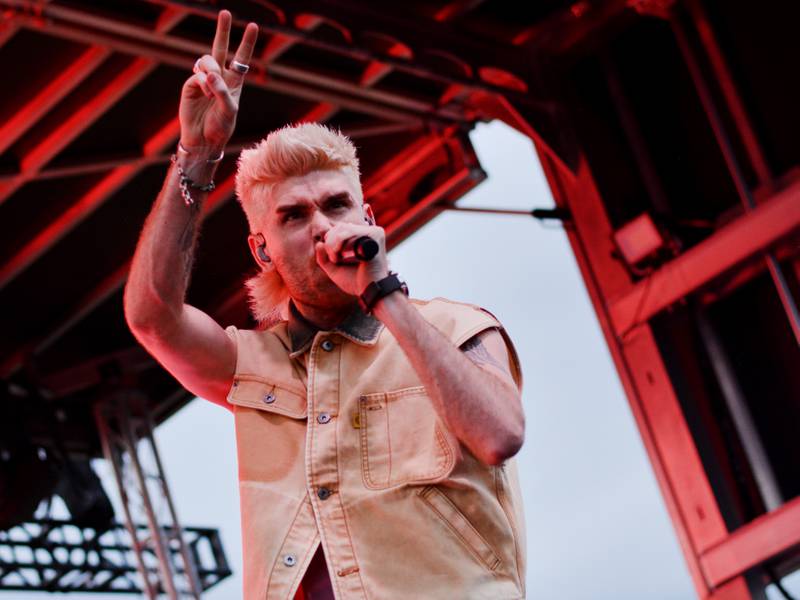 Colton Dixon performs during Fierce Faith Music Fest on June 14 at Community Heights Alliance Church in Newton.