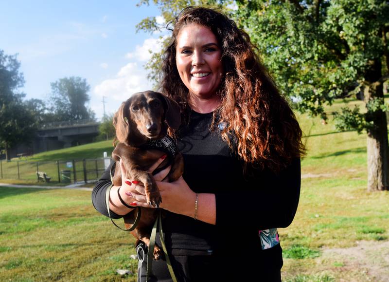 Sunset Dog Park had a ribbon cutting ceremony on Oct. 2 in Newton. The dog park, located in Sunset Park, features fenced-in areas for small and large breeds.