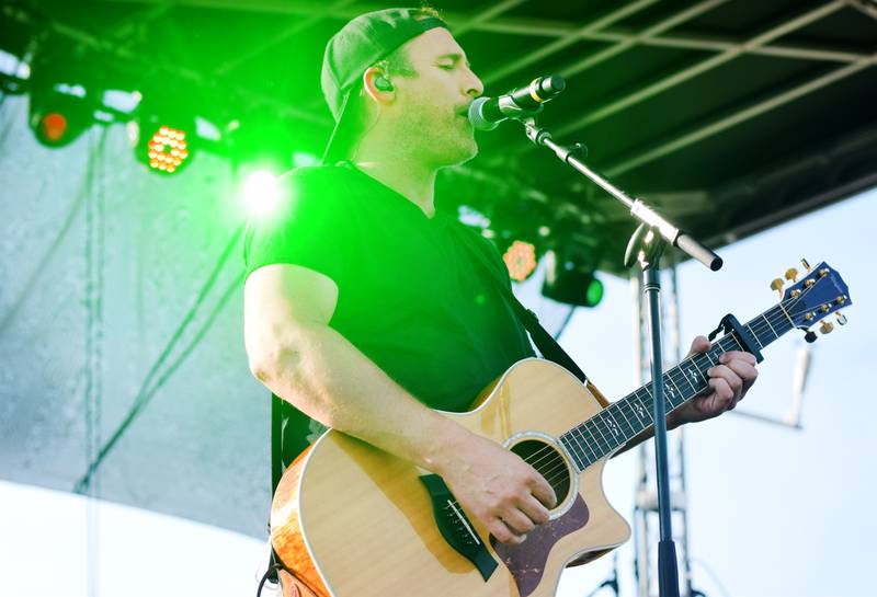 Sanctus Real performs on the Fierce Faith Music Fest 2024 stage on June 15 at Community Heights Alliance Church in Newton.