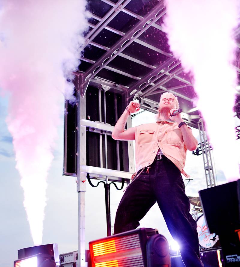 Colton Dixon performs during Fierce Faith Music Fest on June 14 at Community Heights Alliance Church in Newton.