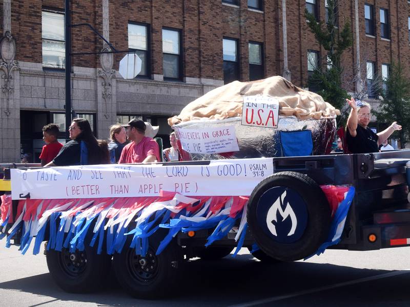 The Newton Chamber of Commerce Fourth of July Parade featured about 100 participants who were greeted by a welcoming community in the downtown district.