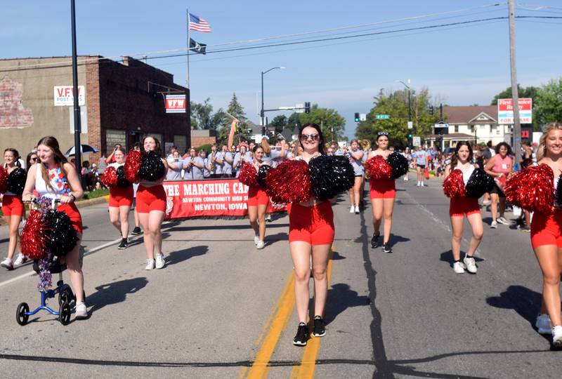 The Newton Chamber of Commerce Fourth of July Parade featured about 100 participants who were greeted by a welcoming community in the downtown district.