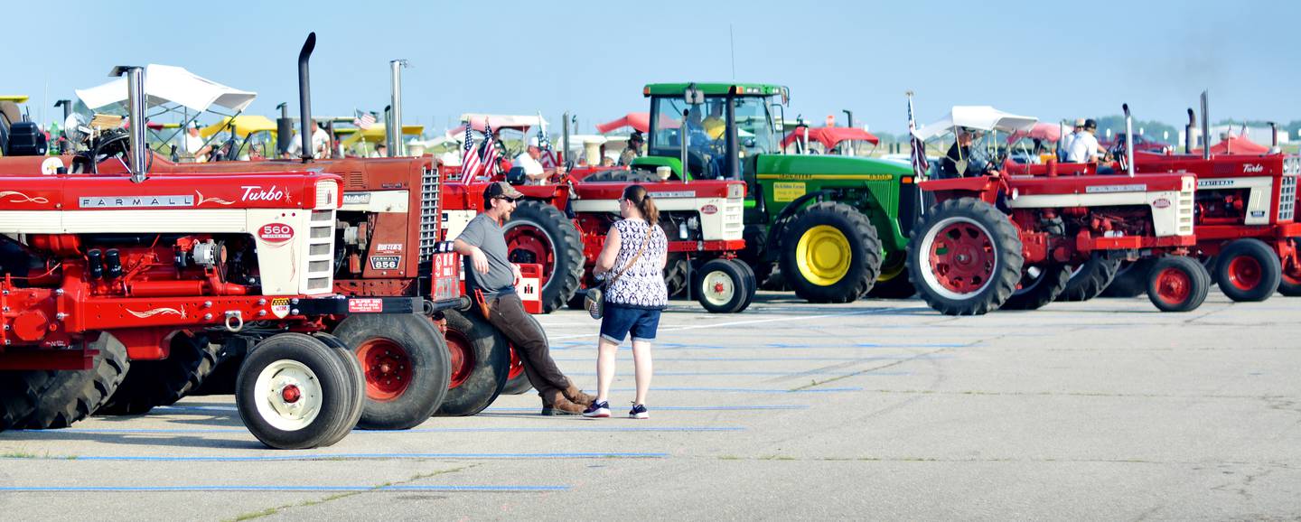 Almost 400 tractors participated in the WHO Great Iowa Tractor Ride on June 16 at the Iowa Speedway in Newton.