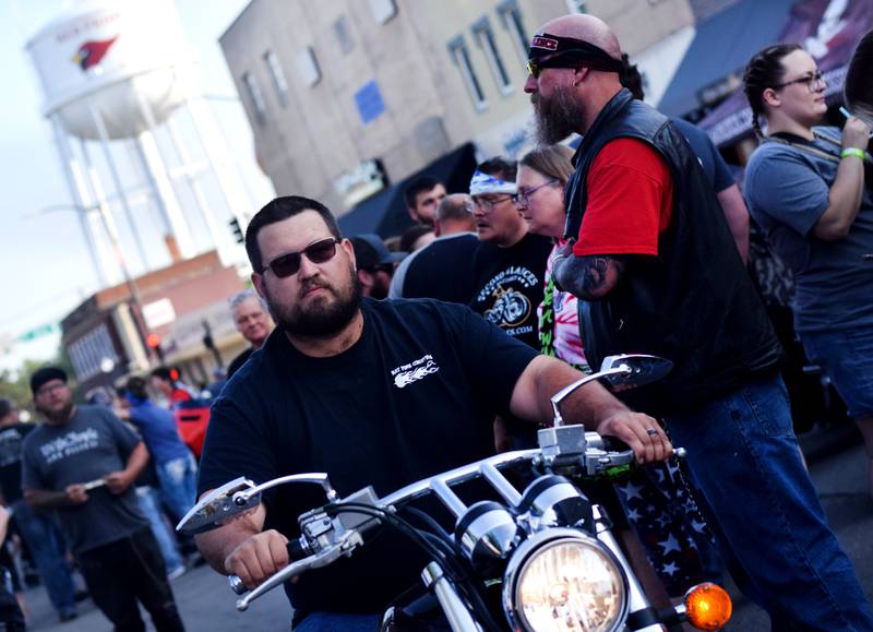 Hundreds upon hundreds of motorcycles flock to the town square for Thunder Nites on June 9 in downtown Newton.
