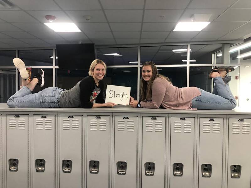 Teachers at Berg Middle School were encouraged to let loose and take part in challenges that would earn themselves and their learning pod points as part of a schoolwide "game show" last week.