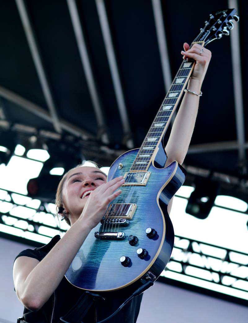 The Band JAREN performs during Fierce Faith Music Fest on June 14 at Community Heights Alliance Church in Newton.