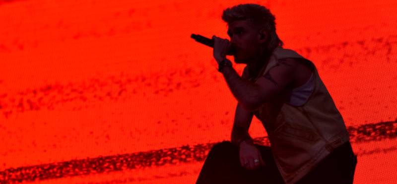 Colton Dixon performs during Fierce Faith Music Fest on June 14 at Community Heights Alliance Church in Newton.