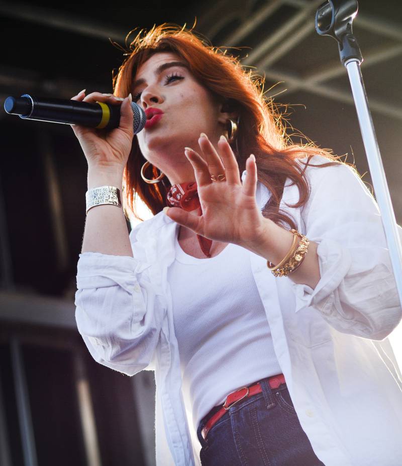 Riley Clemmons performs during Fierce Faith Music Fest on June 14 at Community Heights Alliance Church in Newton.
