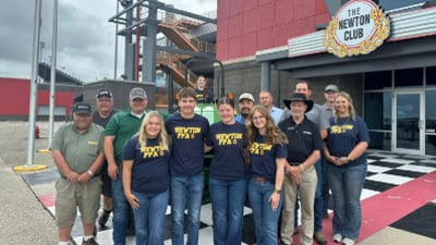 Newton FFA shines bright at WHO Great Iowa Tractor Ride