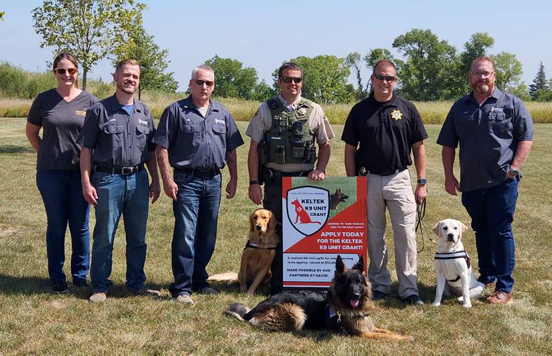 The KELTEK K9 Unit Grant will provide a custom K9 upfit for JCSO's 2023 Chevy Tahoe, equipping their Crisis Response K9 team. K9 Delta is currently in training to become one of the few Iowa to be certified as a Therapy Dog at the Crisis Response level. She and her handler, Deputy T.J. Decker, will differ from traditional K9 units in that they are deployed for peer support to other first
responders at incident debriefings and provide public aid to those affected by trauma, loss, stress or
disaster.