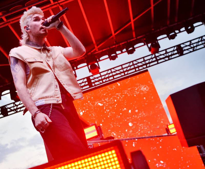 Colton Dixon performs during Fierce Faith Music Fest on June 14 at Community Heights Alliance Church in Newton.