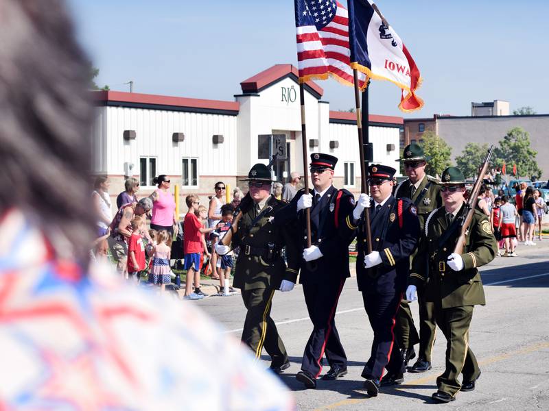 The Newton Chamber of Commerce Fourth of July Parade featured about 100 participants who were greeted by a welcoming community in the downtown district.