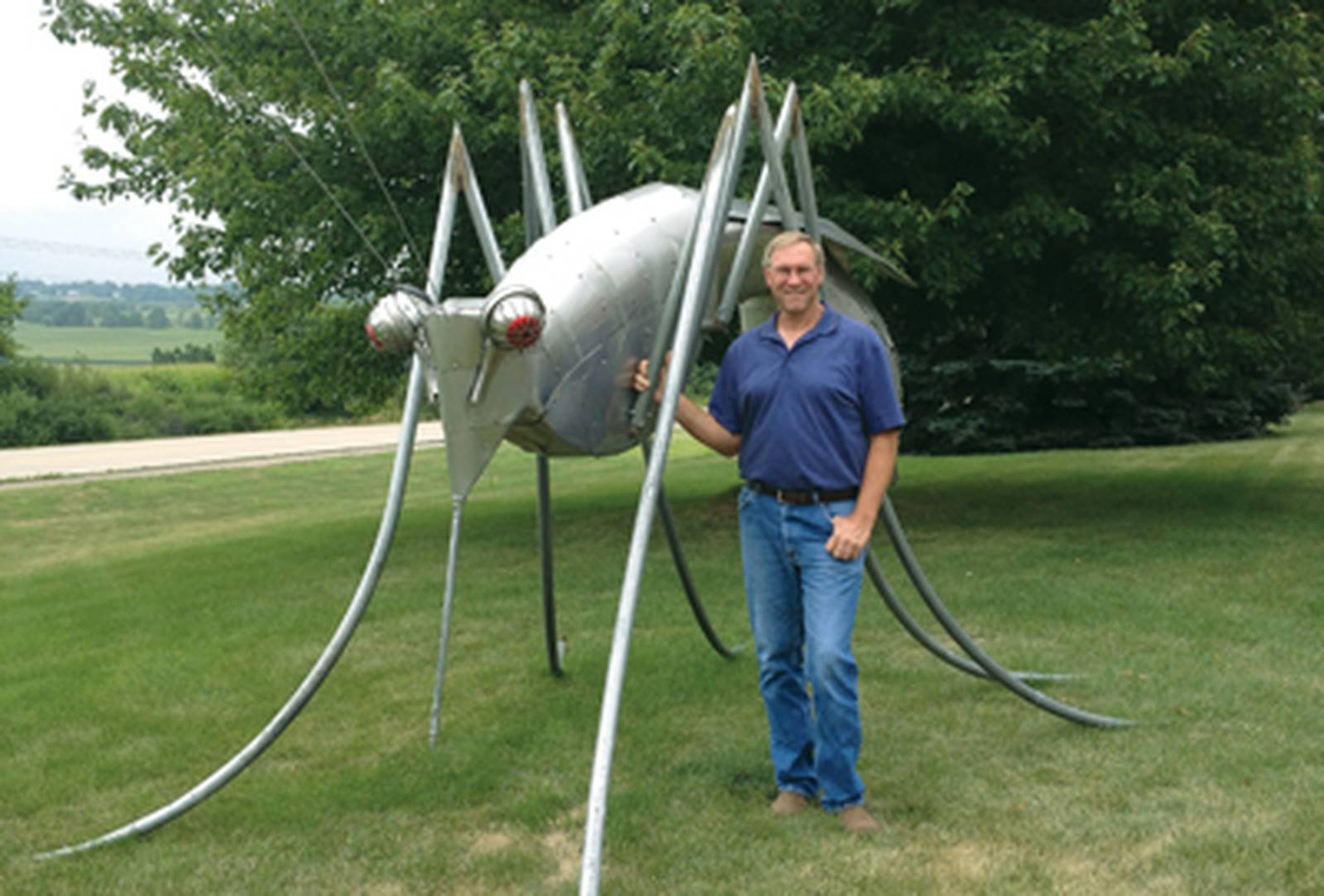 Newton farmer creates metal insect sculptures Newton Daily News